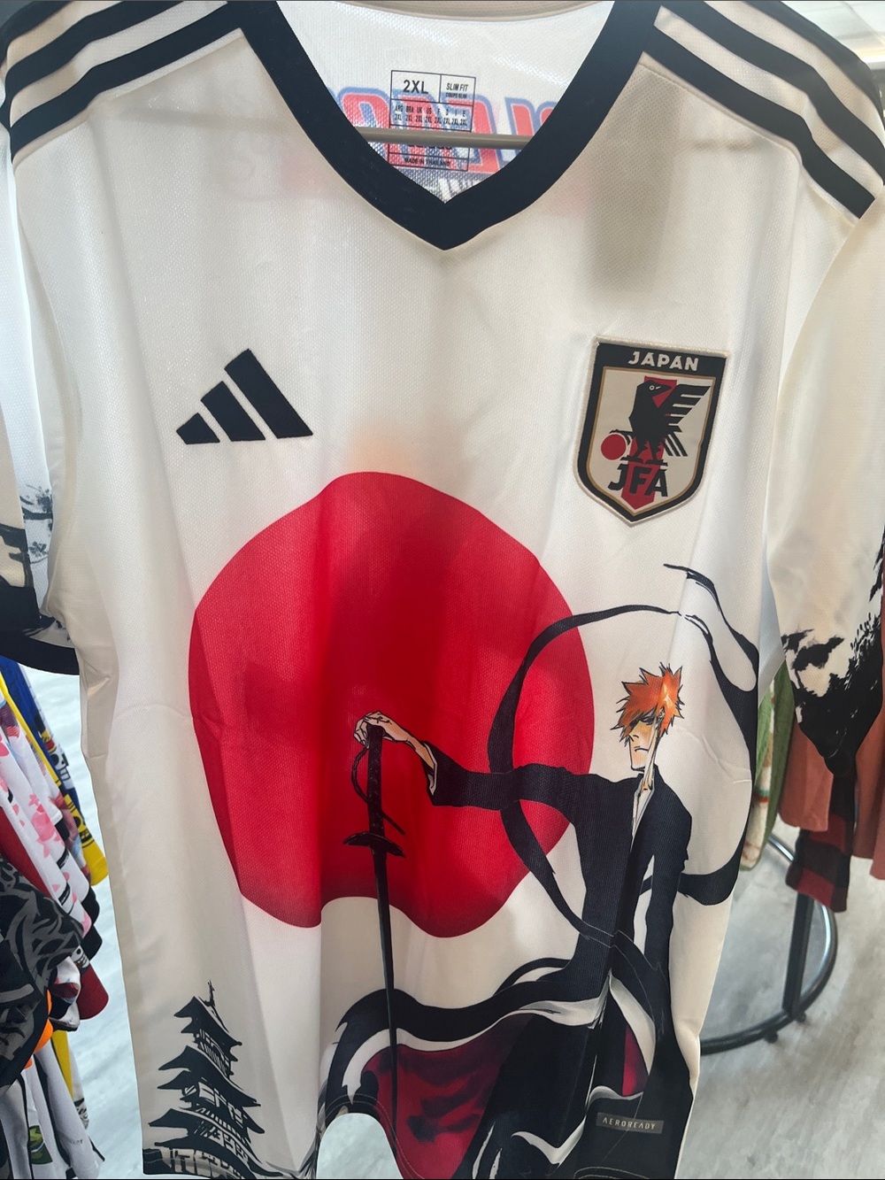 Japan anime collab soccer jersey, Bleach